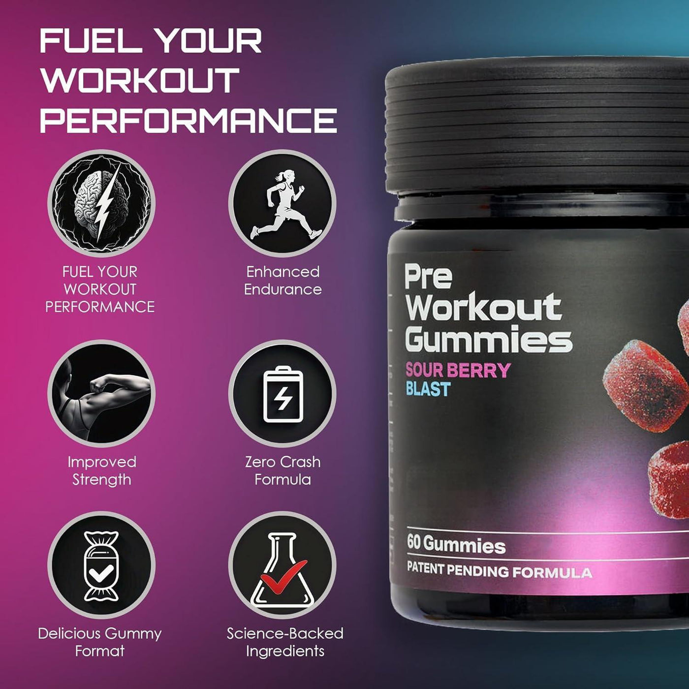 PRE-workout Gummy PRE Workout Gummies