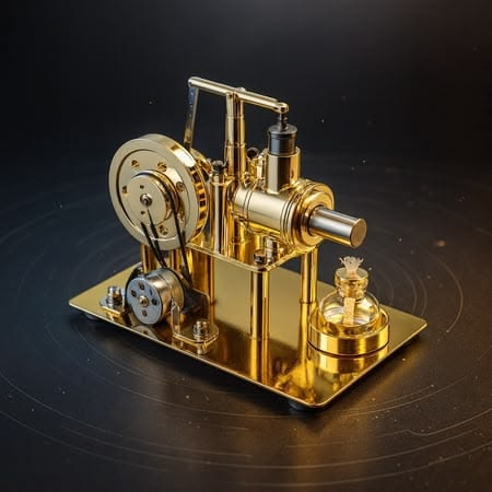 Real Working Steam Engine Model